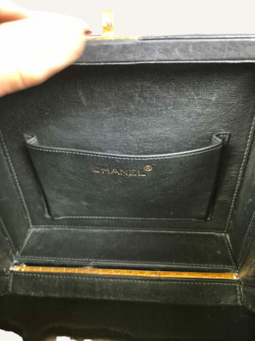 Sac Chanel vintage petite malle – Image 3