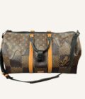 sac Louis Vuitton Keepall 55 Nigo Monogram Damier