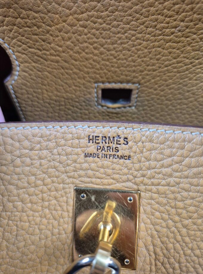 Sac Hermès Birkin 40 cuir Ardennes