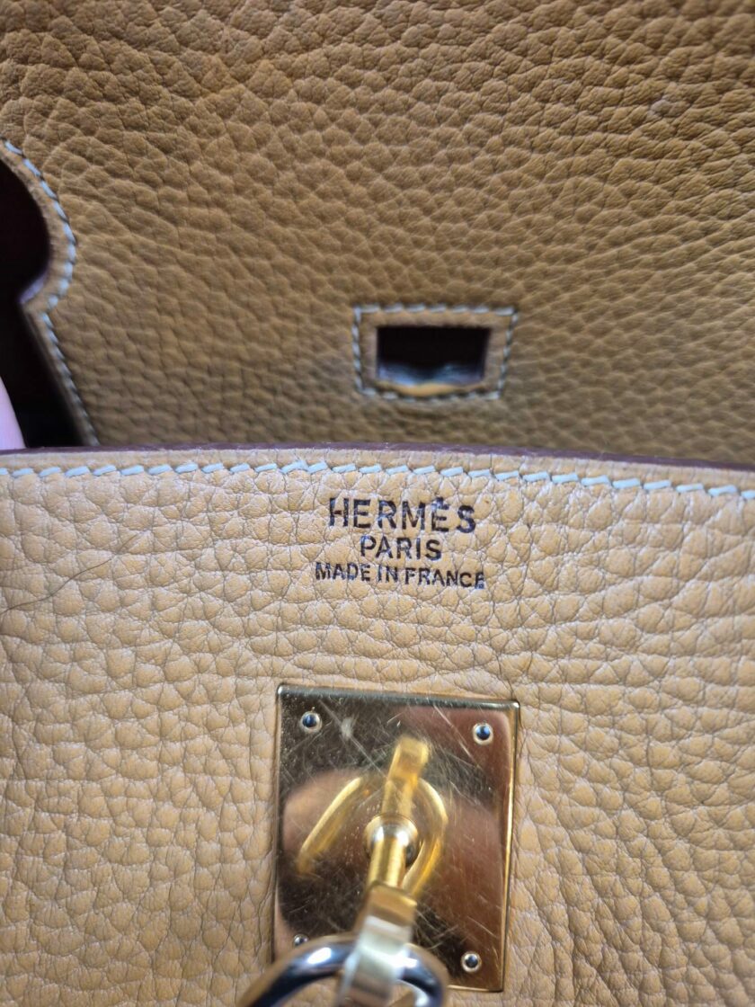 Sac Hermès Birkin 40 cuir Ardennes – Image 10