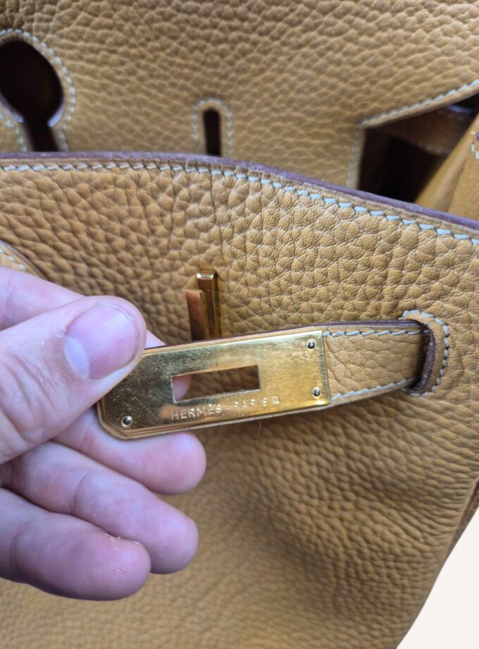 Sac Hermès Birkin 40 cuir Ardennes
