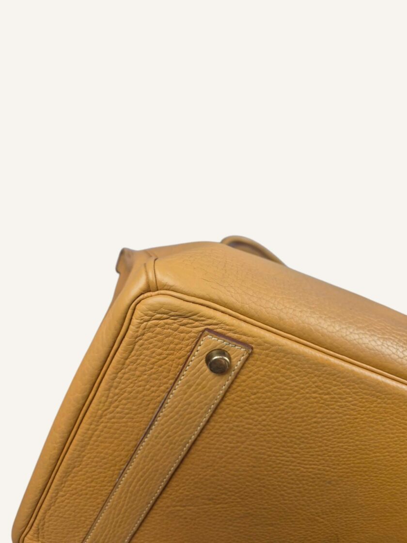 sac Hermès Birkin 40 cuir Ardennes gold 1991