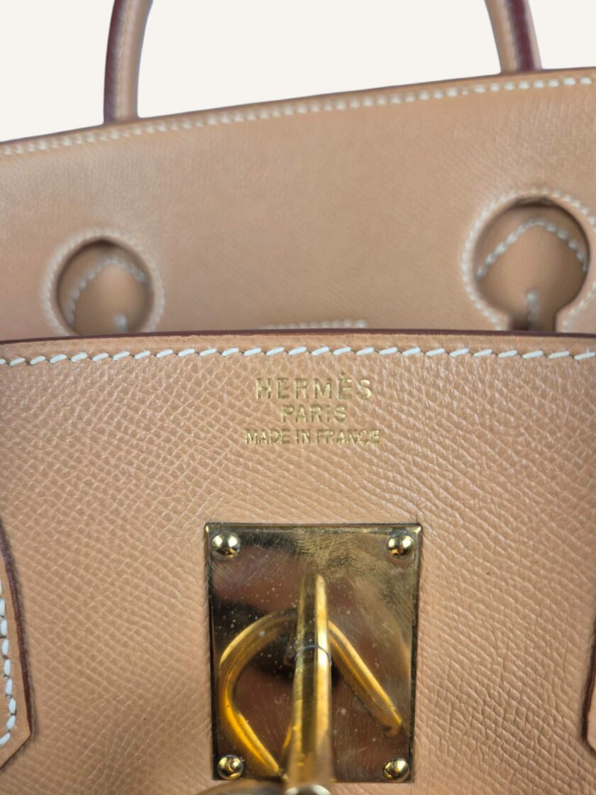 Sac Hermès HAC 40 Courchevel gold – Image 10