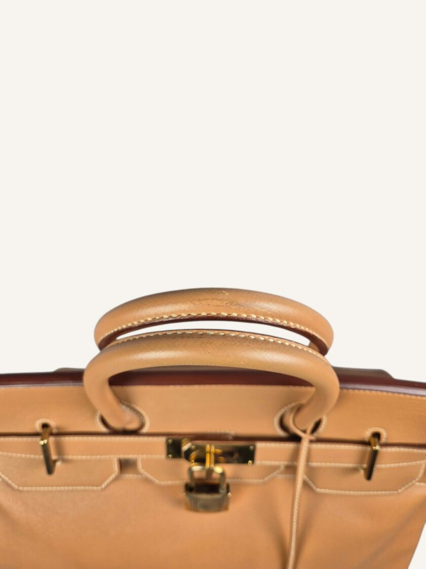 Sac Hermès HAC 40 Courchevel gold – Image 7