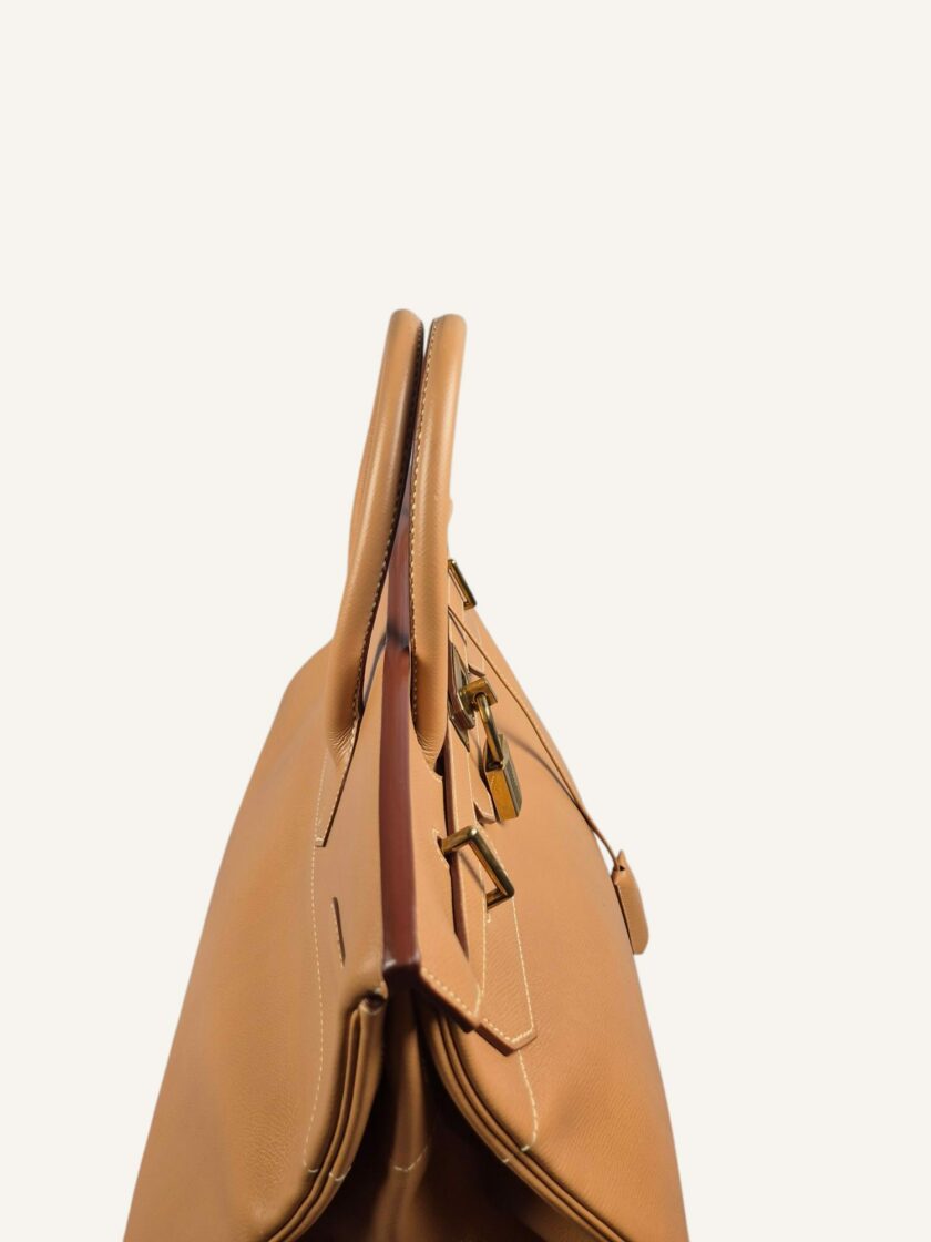 Sac Hermès HAC 40 Courchevel gold – Image 5