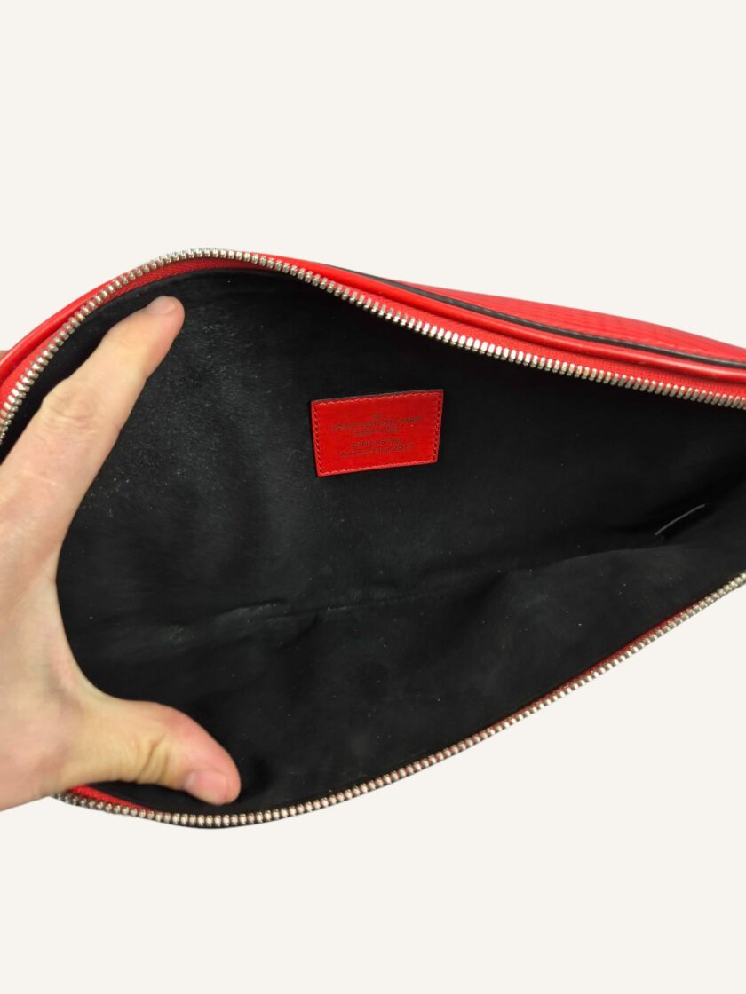 sac Louis Vuitton Bumbag Supreme cuir Épi rouge