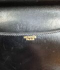 Sac Hermès Constance vintage box noir – Image 6