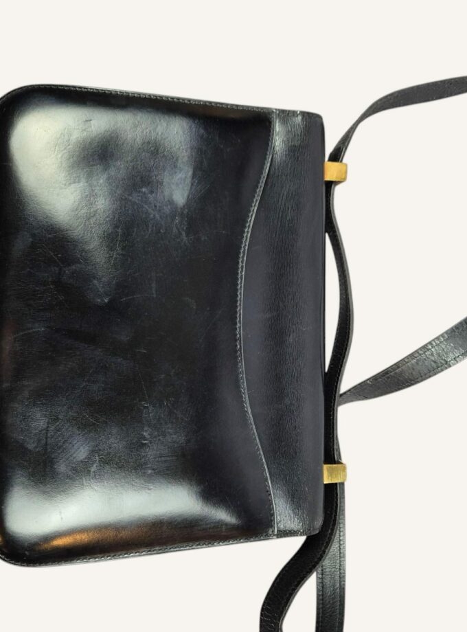 Sac Hermès Constance vintage box noir