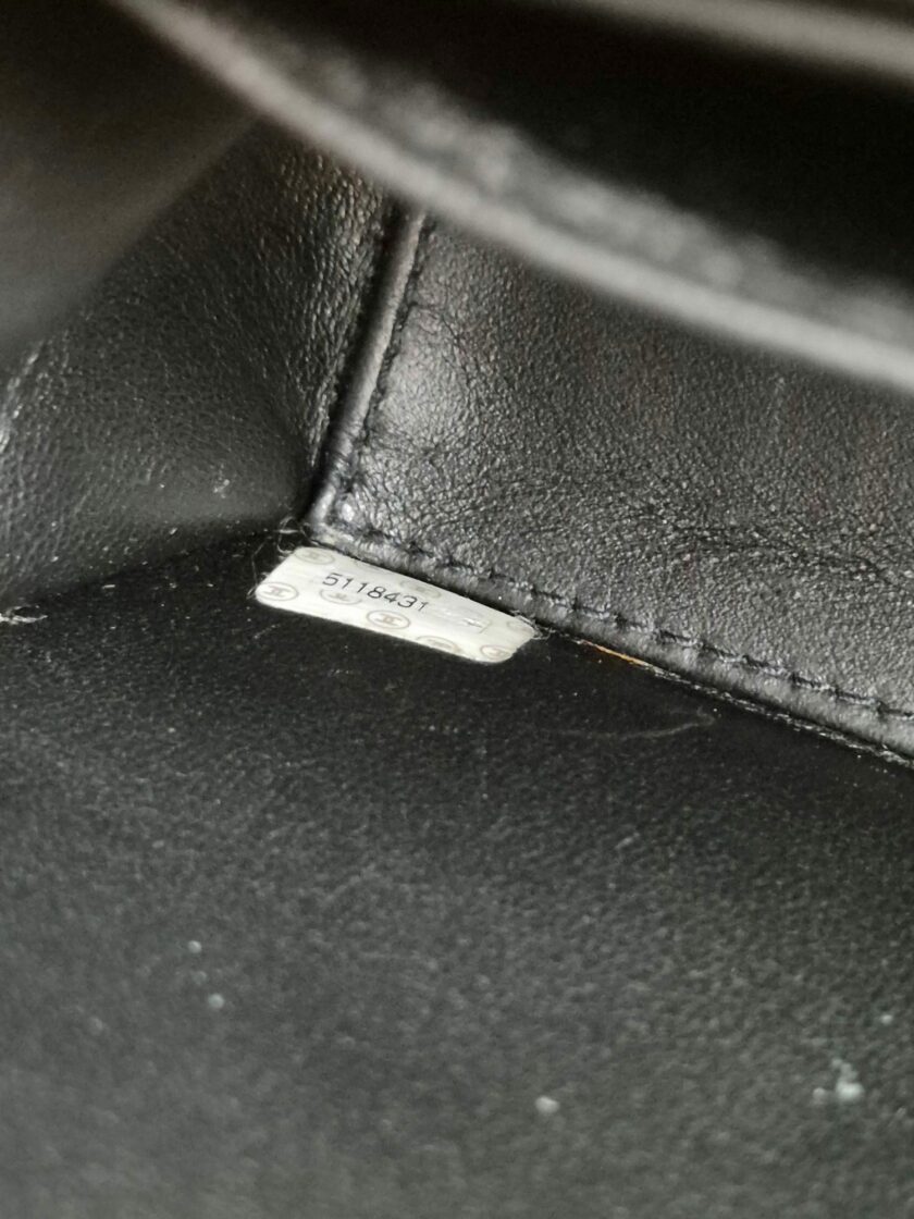 Sac Chanel vintage single flap laiton vieilli – Image 8