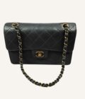 sac Chanel vintage single flap 1997 laiton vieilli