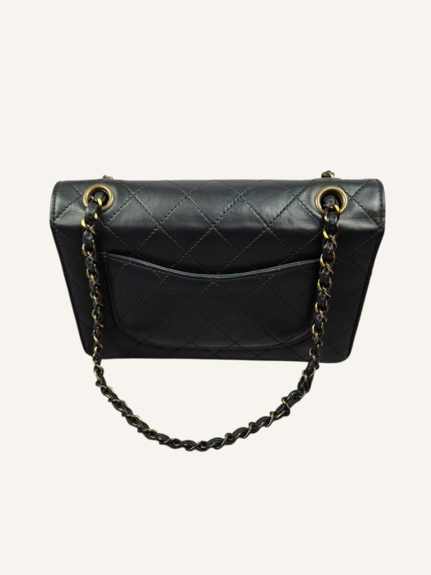 Sac Chanel vintage single flap laiton vieilli – Image 4