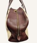 Sac Hermès Victoria 40 toile et cuir – Image 5