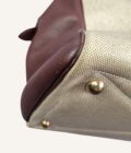 Sac Hermès Victoria 40 toile et cuir – Image 3