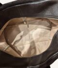 sac Hermès Victoria 40 cuir toile marron foncé