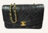sac Chanel Diana small cuir noir or 24k 1994