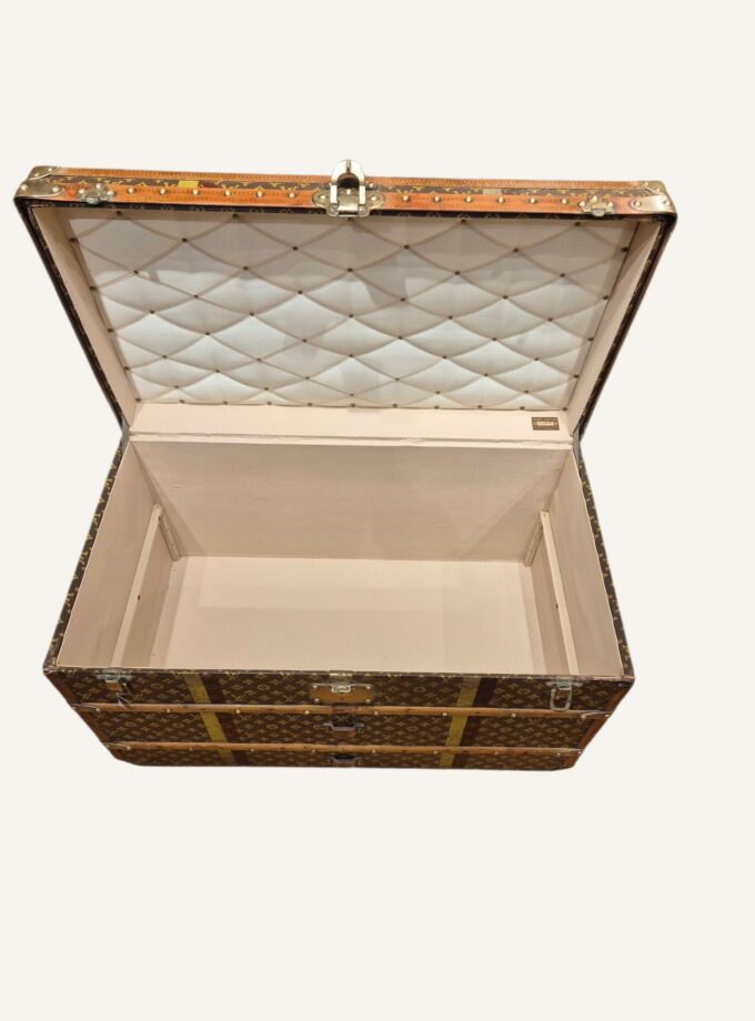 Malle Louis Vuitton courrier monogramme