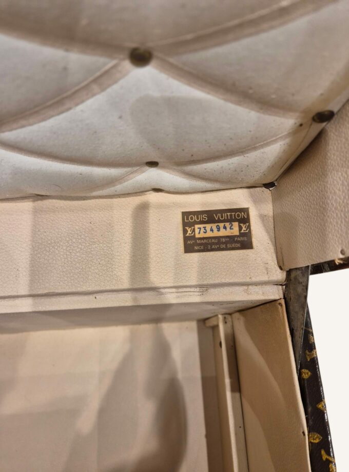 Malle Louis Vuitton courrier monogramme