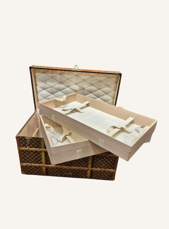 Malle Louis Vuitton courrier monogramme