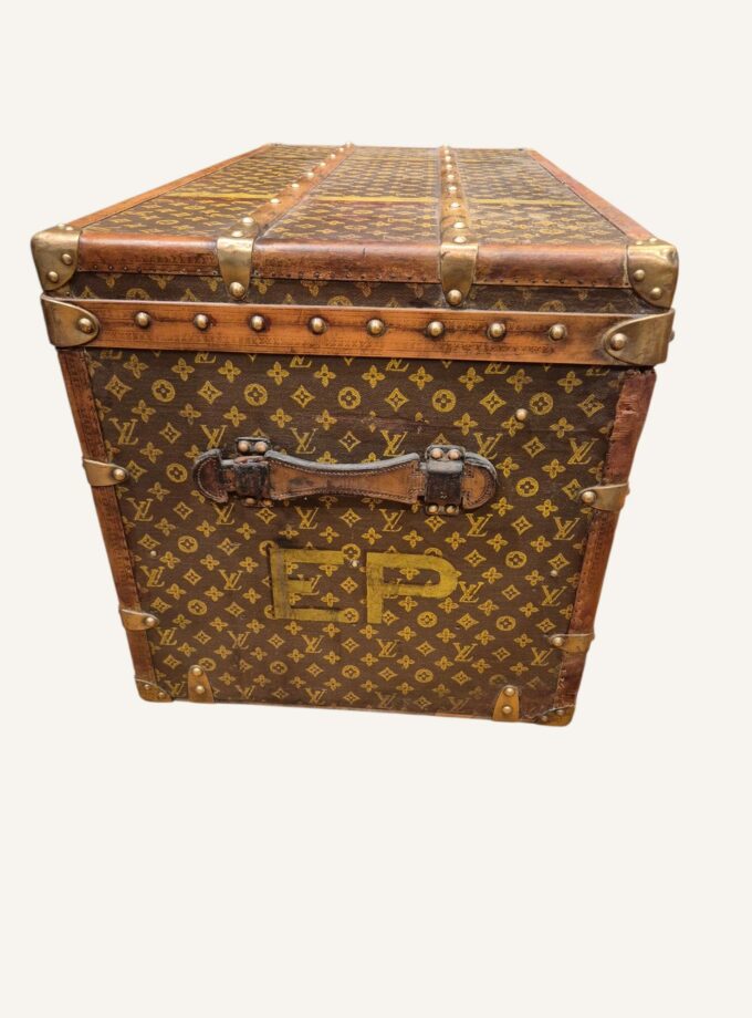 Malle Louis Vuitton courrier monogramme