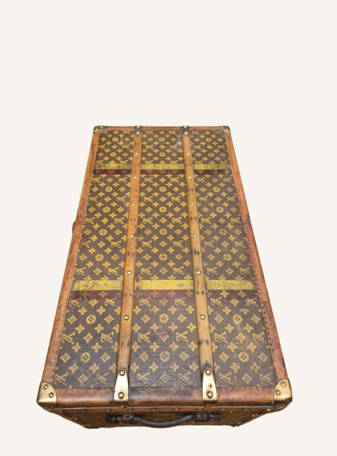 Malle Louis Vuitton courrier monogramme