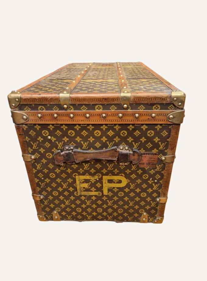 Malle Louis Vuitton courrier monogramme