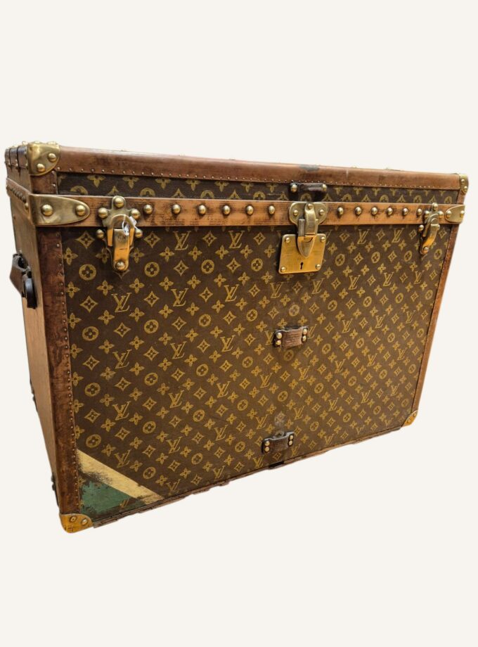 Malle à chapeaux Louis Vuitton monogramme