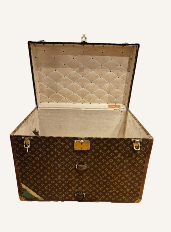 Malle à chapeaux Louis Vuitton monogramme