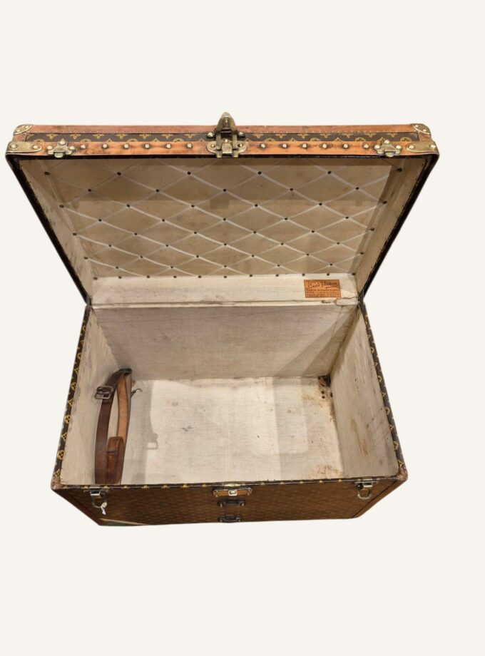 Malle à chapeaux Louis Vuitton monogramme