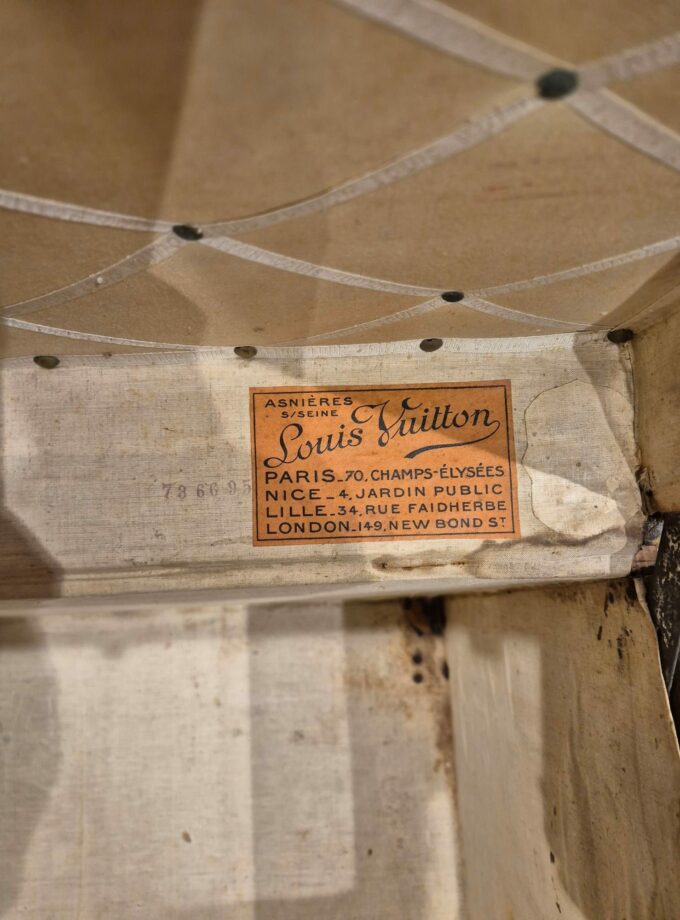 Malle à chapeaux Louis Vuitton monogramme