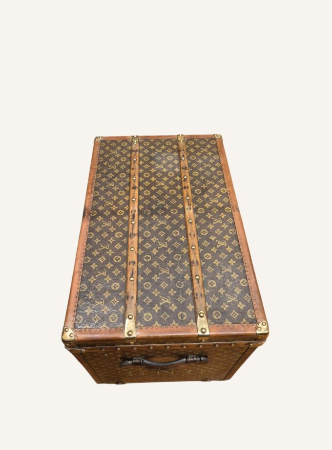 Malle à chapeaux Louis Vuitton monogramme