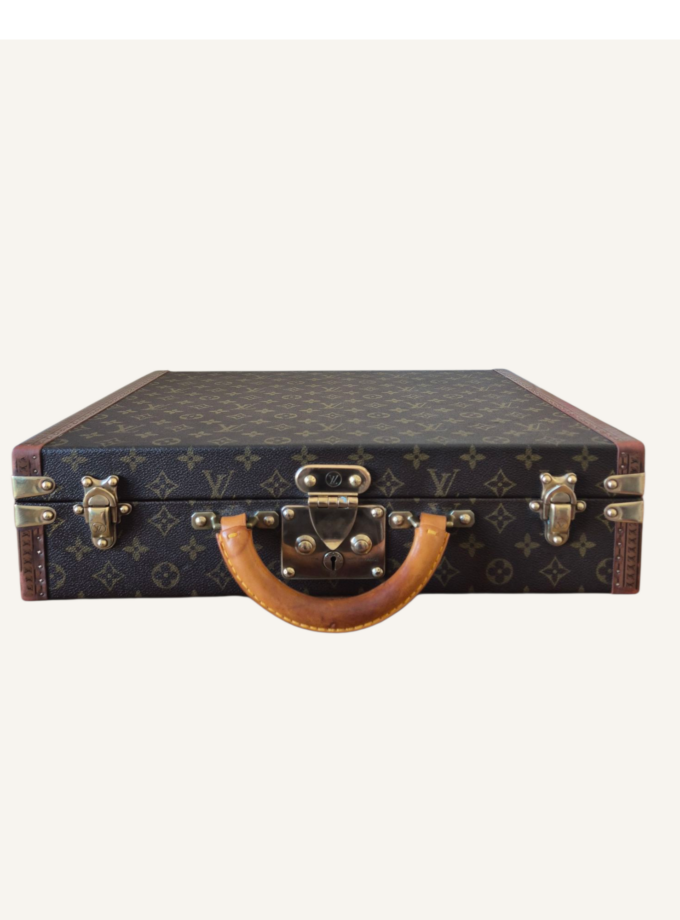 Valise Louis Vuitton président vert