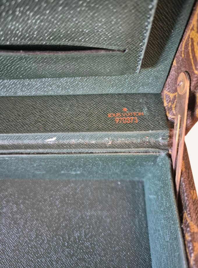 Valise Louis Vuitton président vert