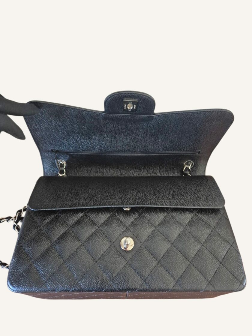 Sac Chanel Jumbo caviar noir – Image 5