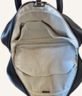 sac Hermès Victoria 40 noir finitions argent
