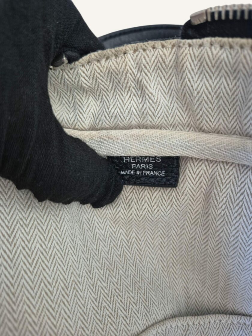 Sac Hermès Victoria 40 noir – Image 7