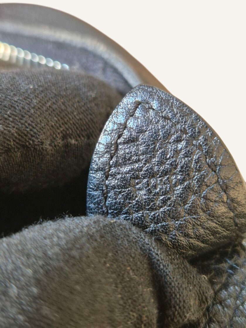 Sac Hermès Victoria 40 noir – Image 6