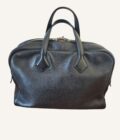 Sac Hermès Victoria 40 noir – Image 4