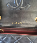 Mini Chanel vintage bleu marine – Image 9