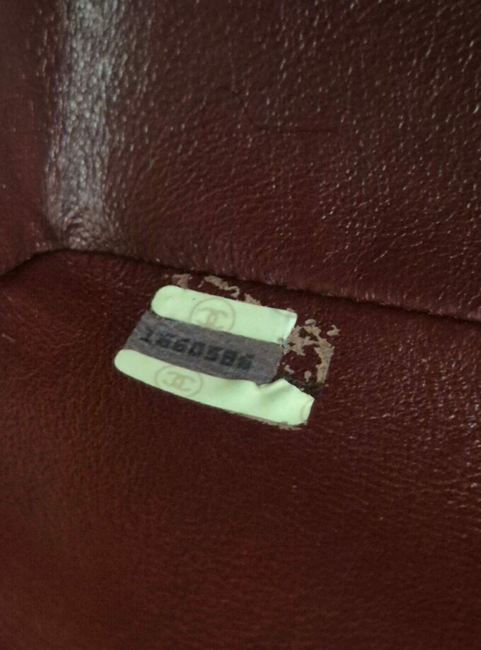 Mini Chanel vintage bleu marine