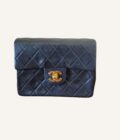 Mini Chanel vintage bleu marine – Image 5