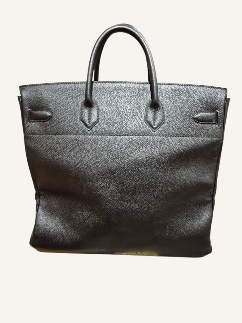 Sac Hermès HAC 45 noir – Image 7