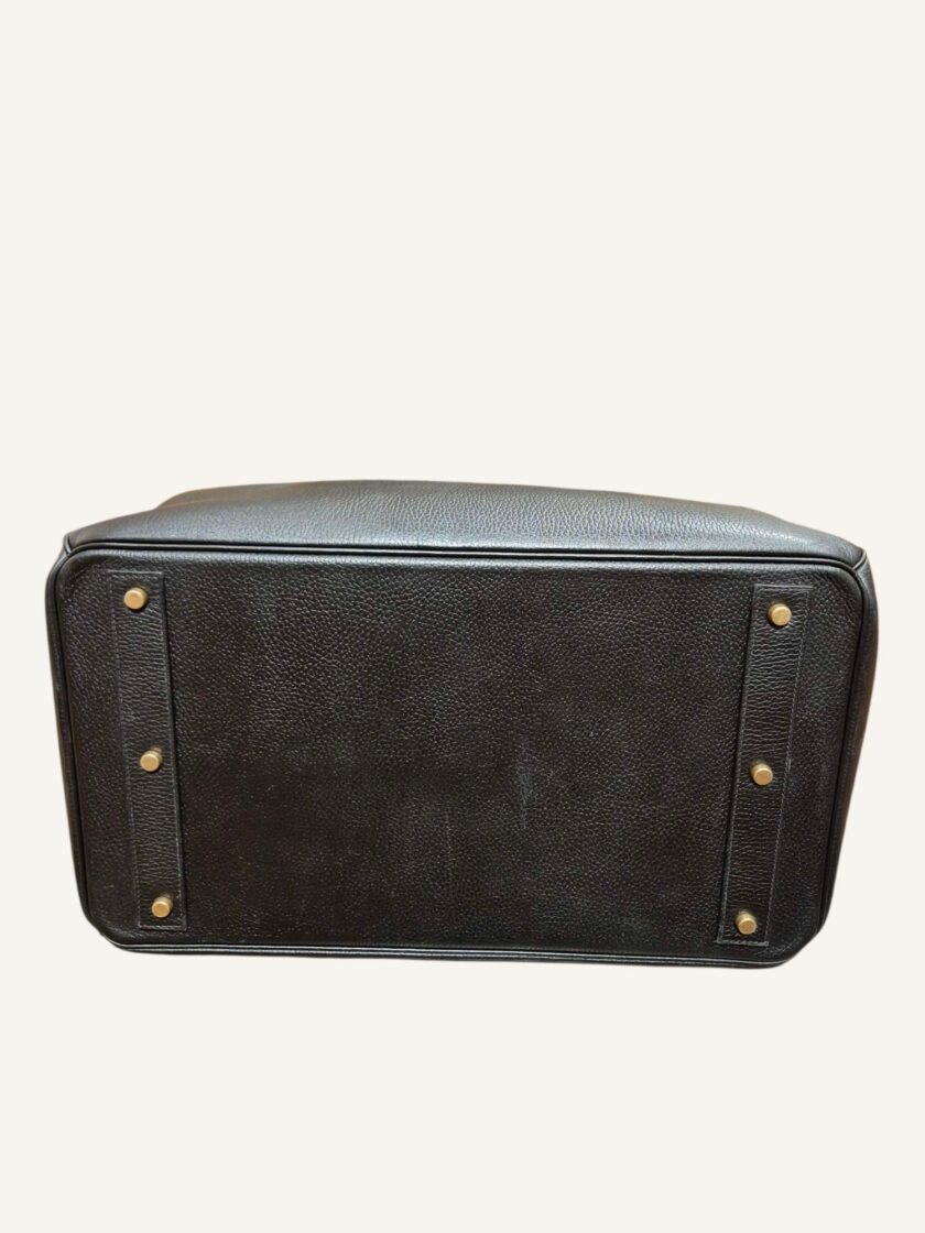 Sac Hermès HAC 45 noir – Image 4