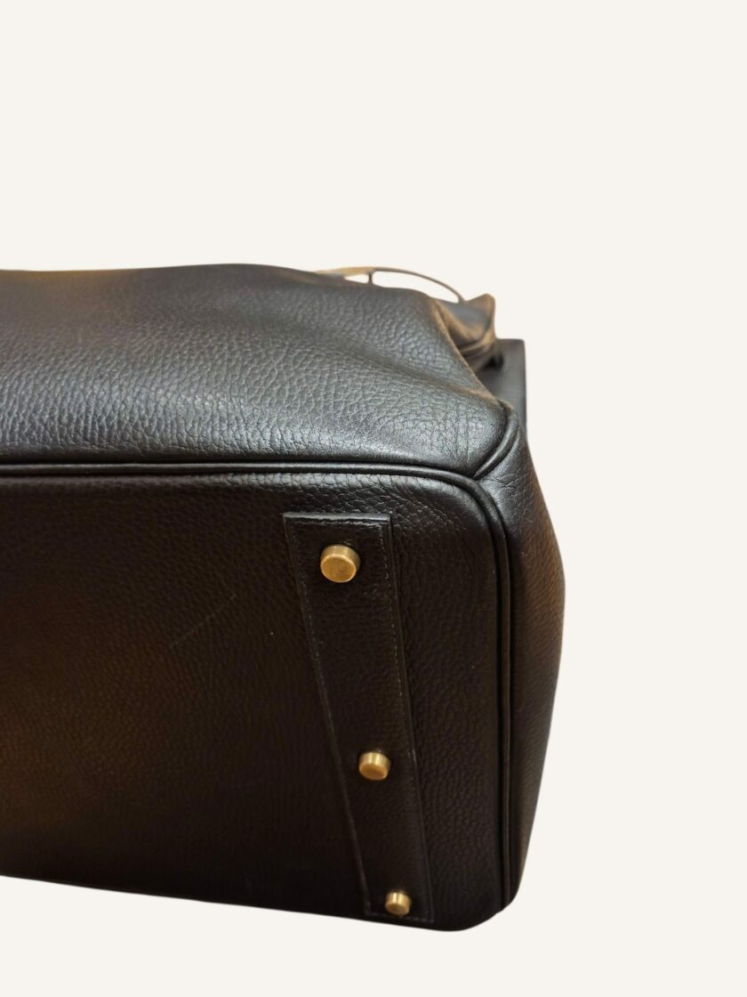 Sac Hermès HAC 45 noir – Image 3