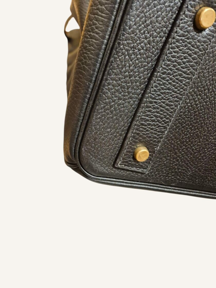 Sac Hermès HAC 45 noir – Image 2