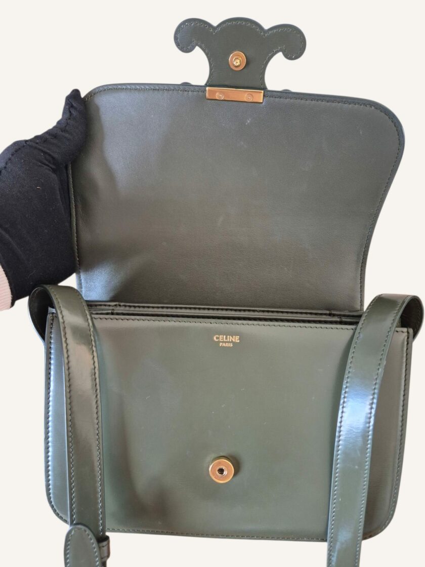 Sac Céline teen triomphe kaki – Image 8