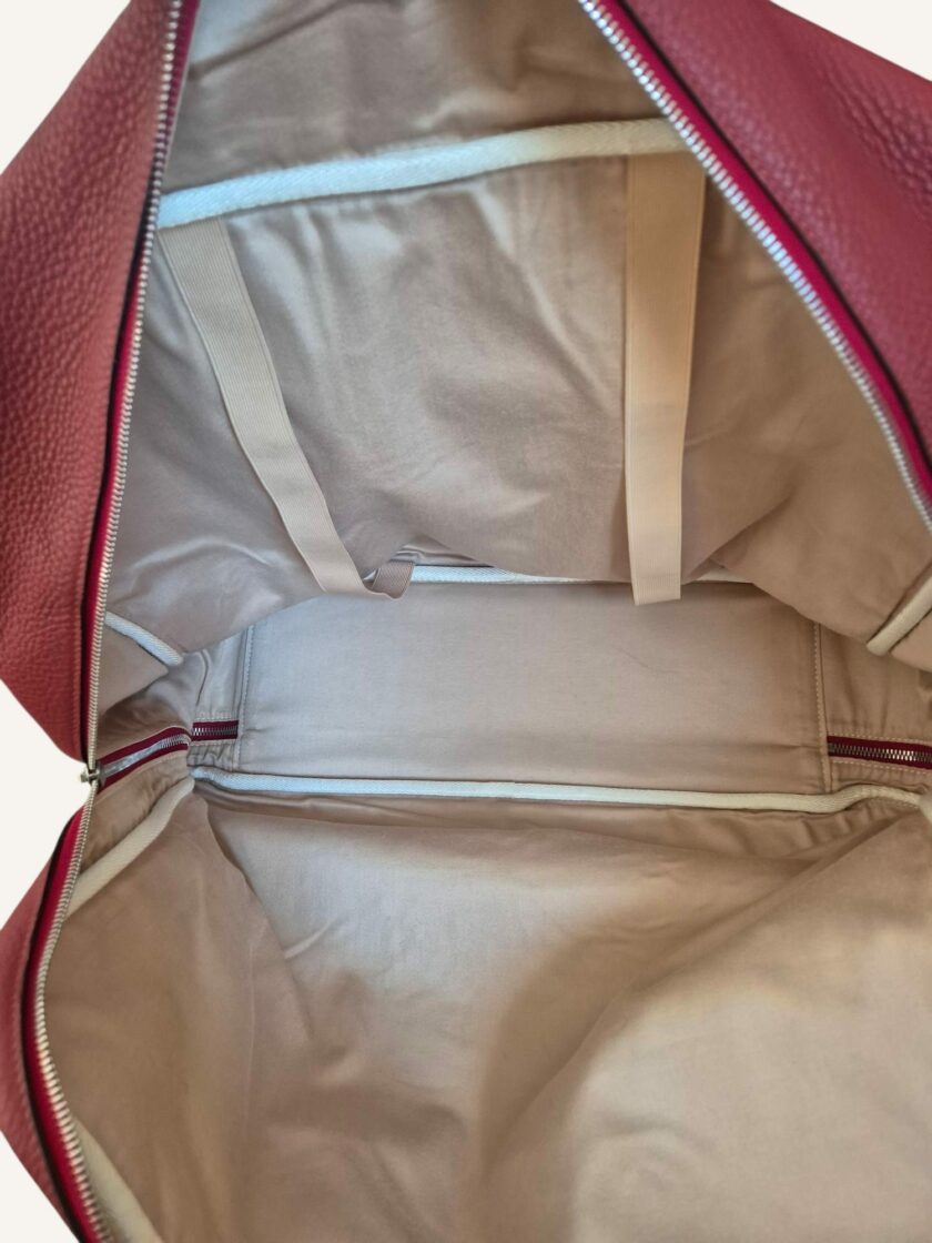 sac Hermès Victoria 50 cuir taurillon rouge