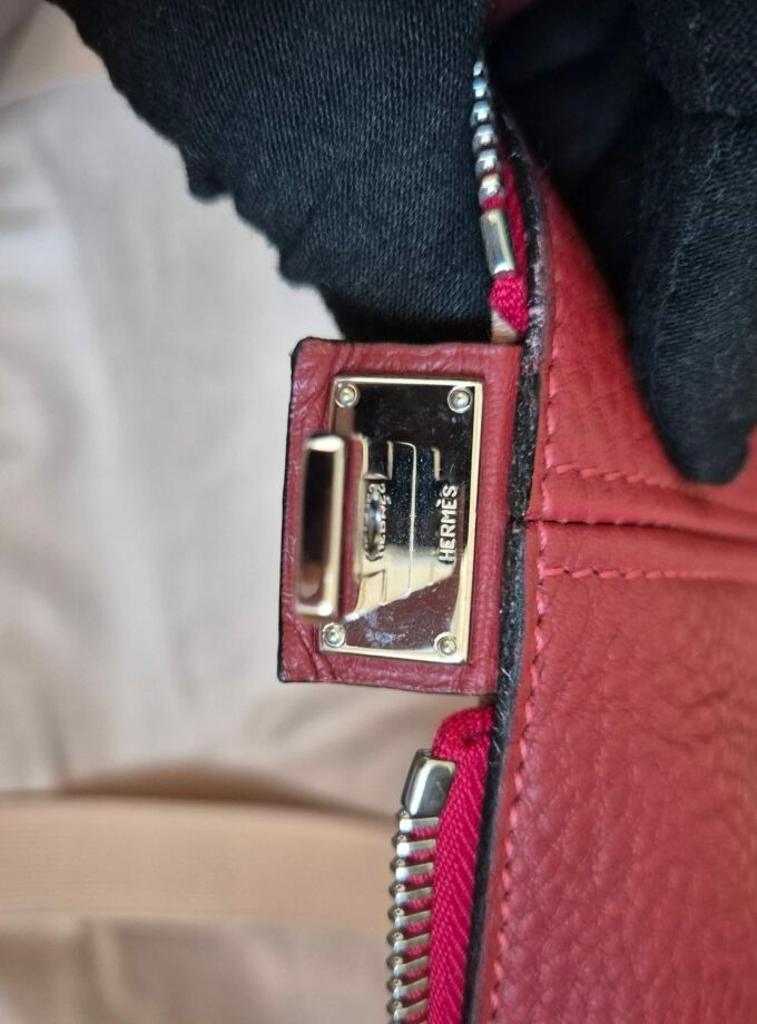 Sac Hermès Victoria 50 rouge