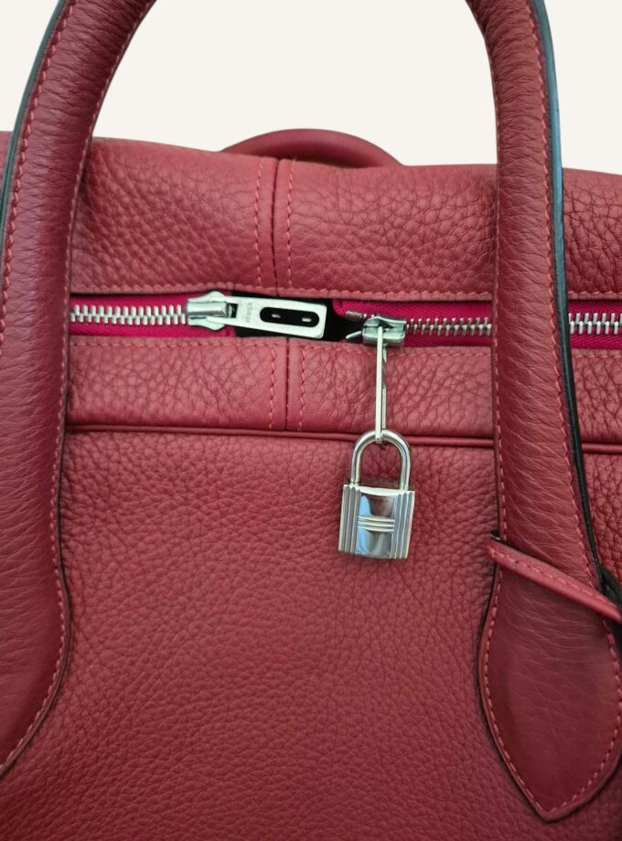 Sac Hermès Victoria 50 rouge