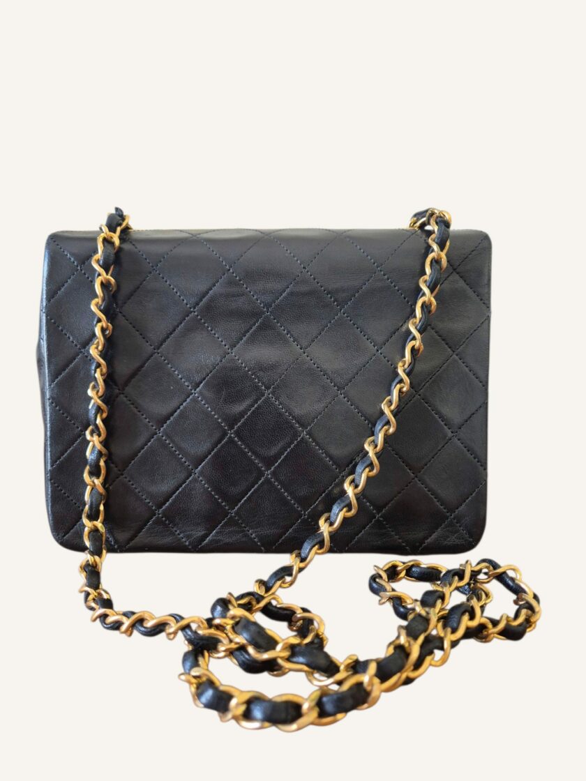 Mini Chanel noir finitions or – Image 9
