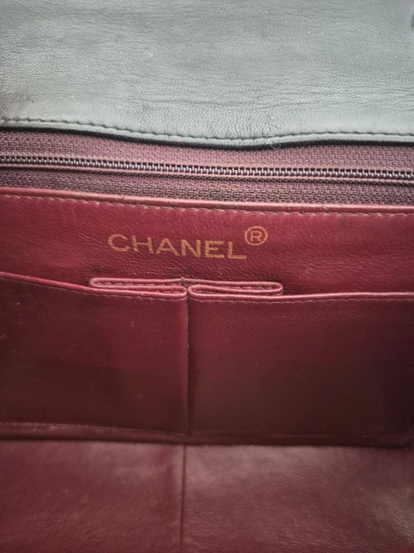 Mini Chanel noir finitions or – Image 3